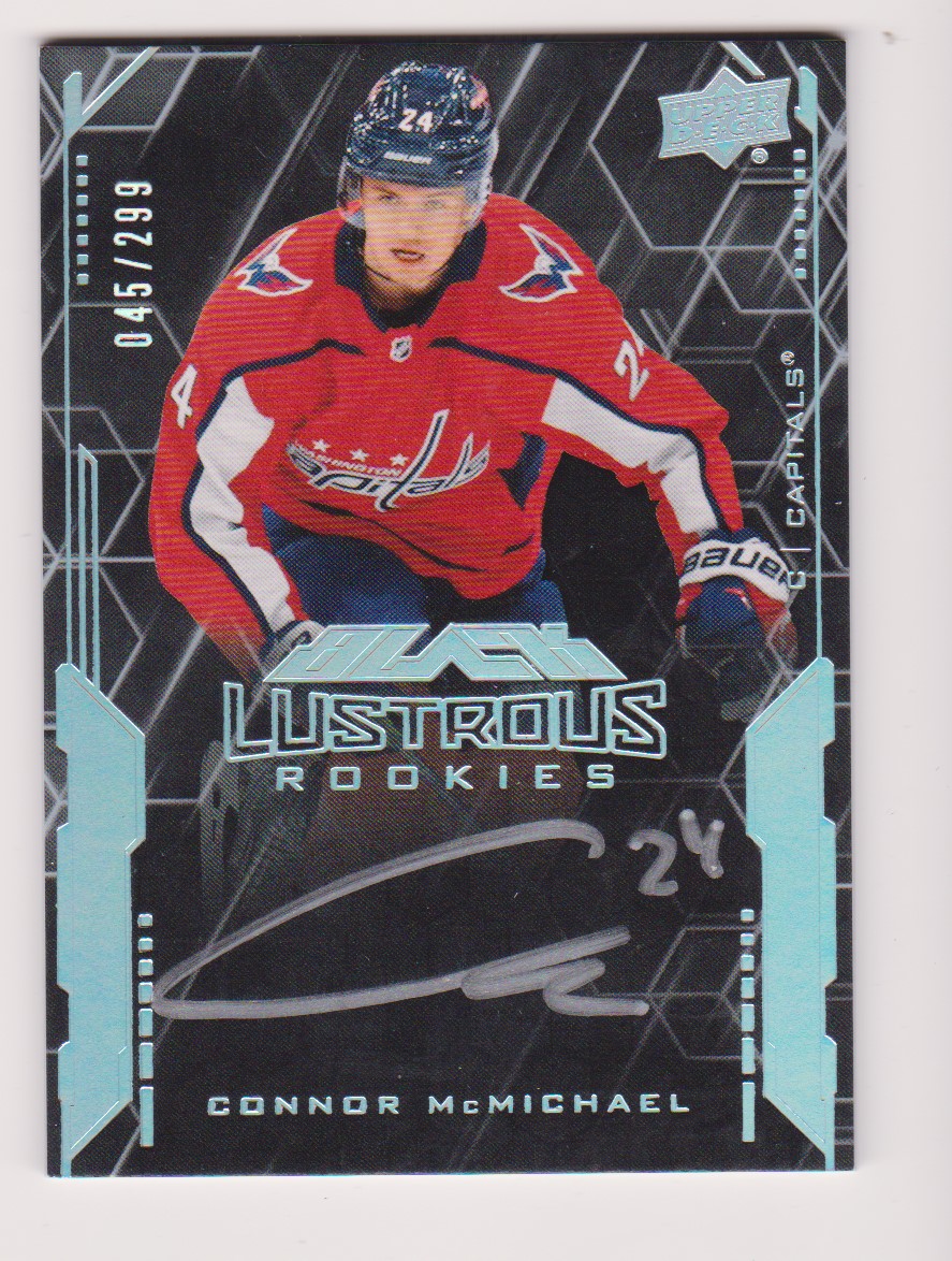 (image for) 2020-21 UD Black Lustrous Rookie Signatures #LSCM C. McMichael